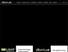 Tablet Screenshot of lightlab.com
